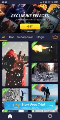 Magi+ Magic Video Editor android App screenshot 4